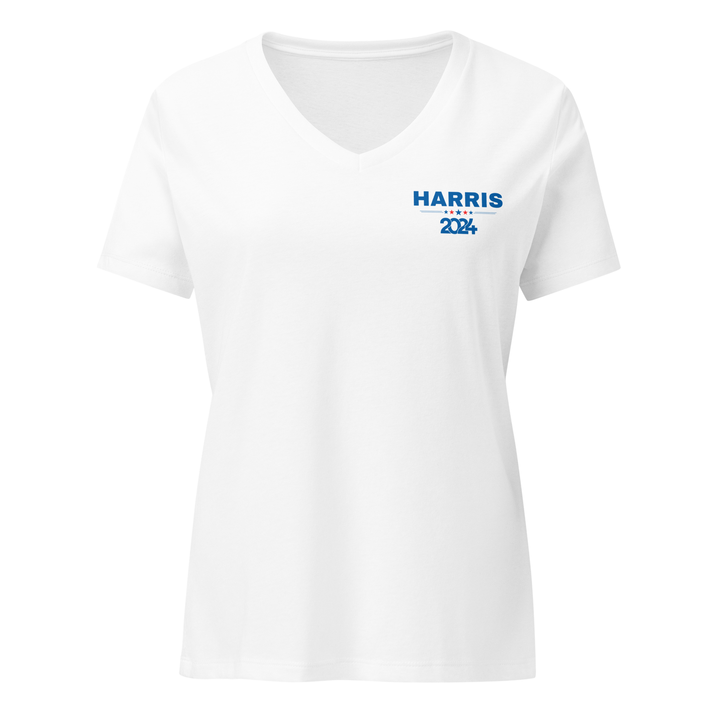 KamalaZOO 4 Harris 2024 Ladies V-neck Tee